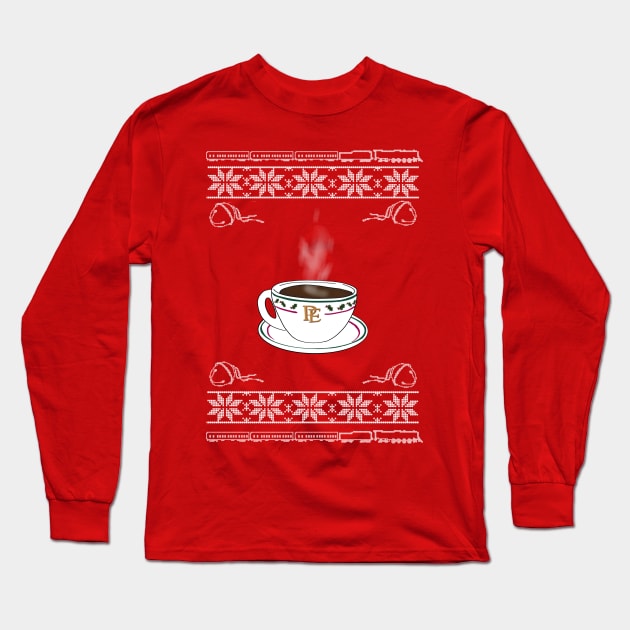 Polar express hot chocolate Long Sleeve T-Shirt by bowtie_fighter